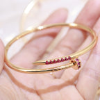 [Aura ] JUSTE BRACELET 2.5MM DIAMONDS NEW