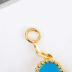 [Aura ]New  CLOVER 5 MOTIF TURQUOISE BRACELET COLLECTION