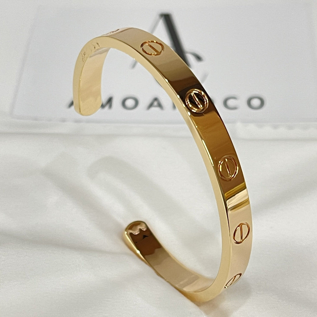 Aura LOVE BRACELET 6.1MM OPEN CUFF
