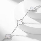 Aura CLOVER 10 MOTIFS WHITE MOTHER OF PEARL NECKLACE