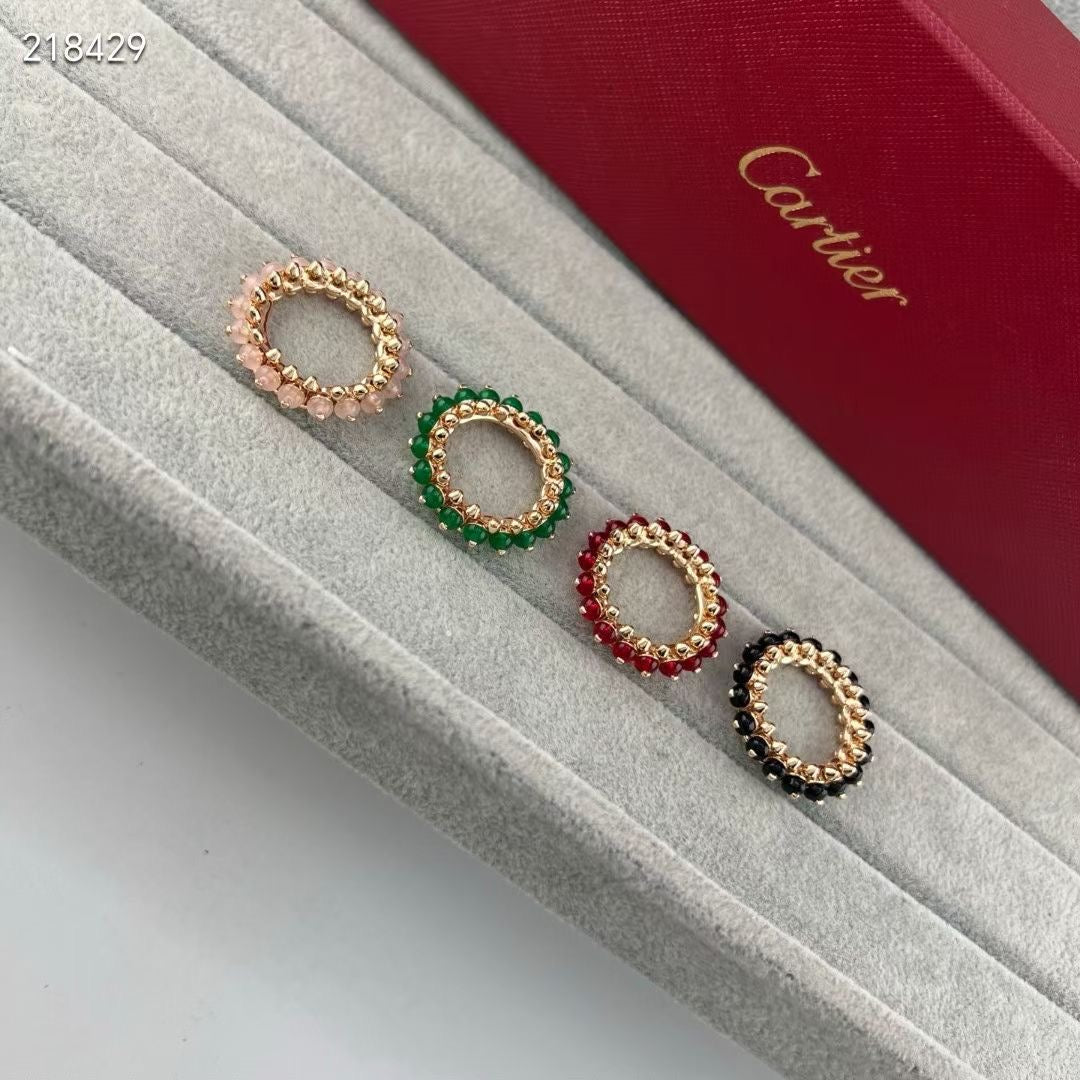 [Aura ] CLASH NEW COLORED GEMSTONE RING