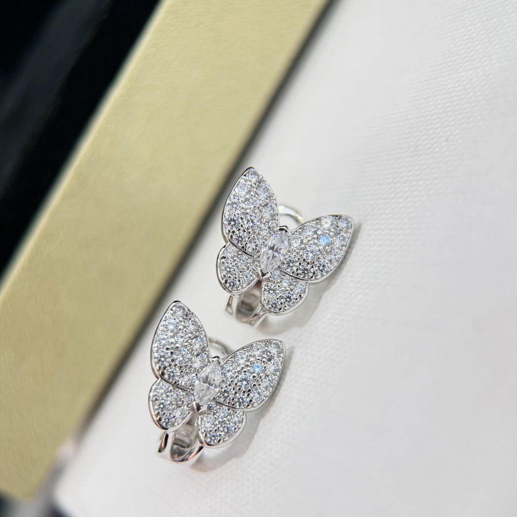 Aura BUTTERFLY ALL DIAMOND EARRINGS