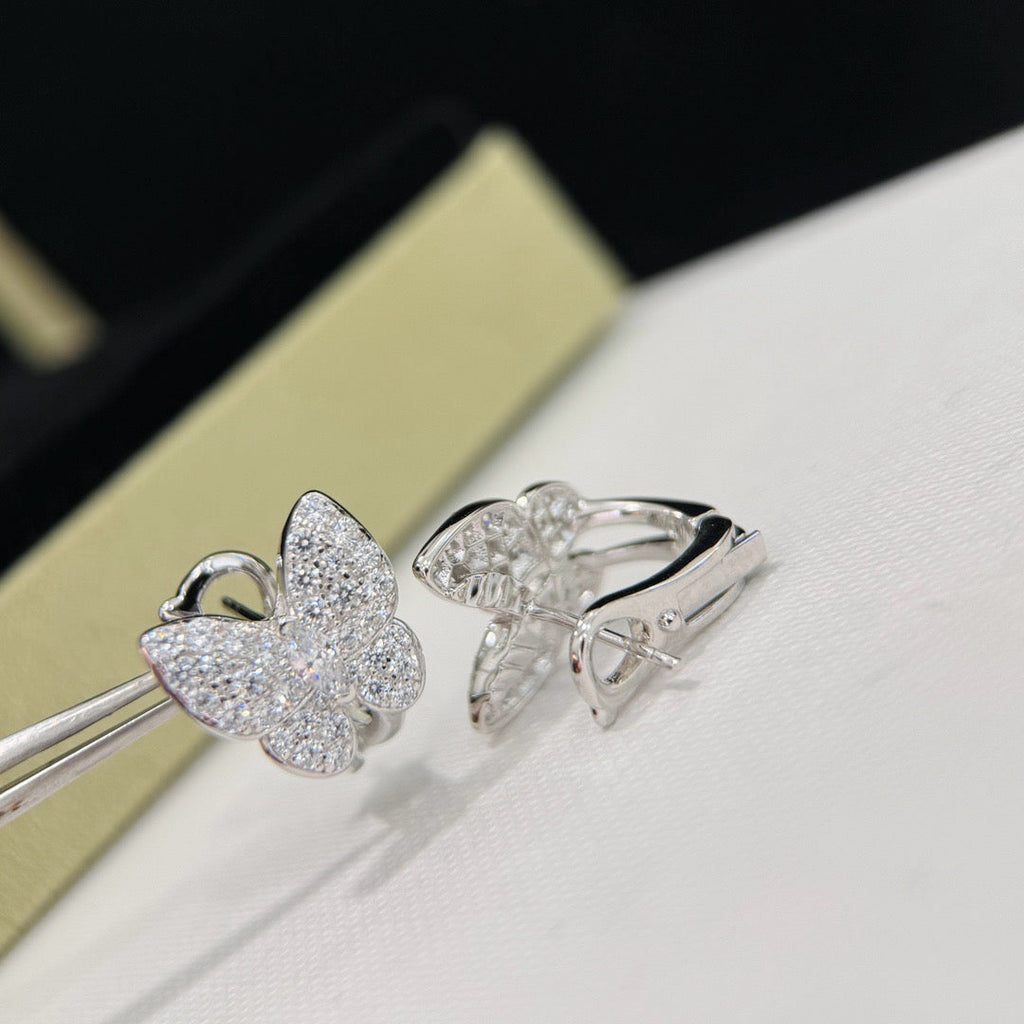 Aura BUTTERFLY ALL DIAMOND EARRINGS