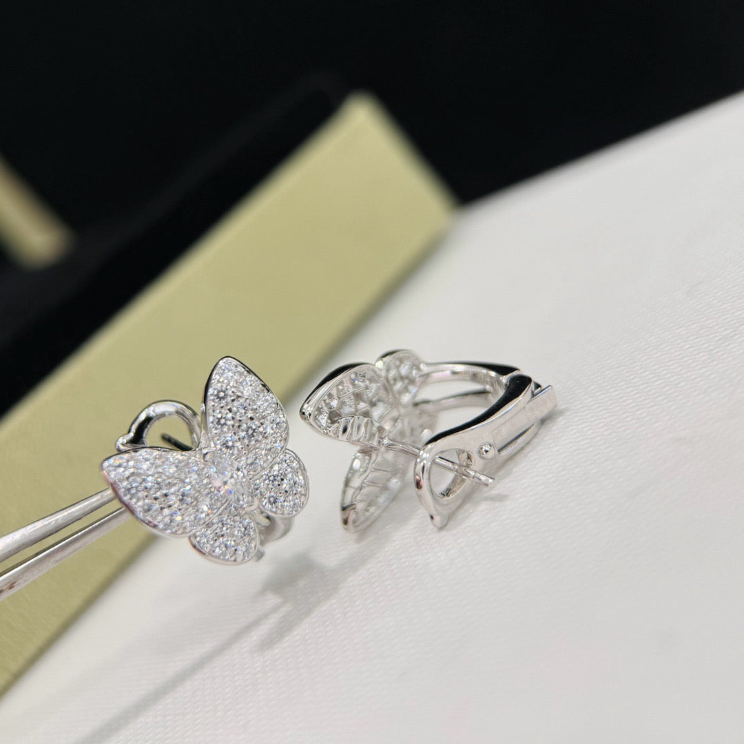 Aura BUTTERFLY ALL DIAMOND EARRINGS