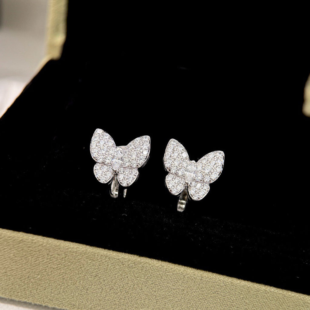Aura BUTTERFLY ALL DIAMOND EARRINGS