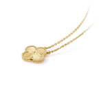 Aura CLOVER 15MM LASER NECKLACE