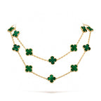 Aura CLOVER 20 MOTIFS MALACHITE GOLD