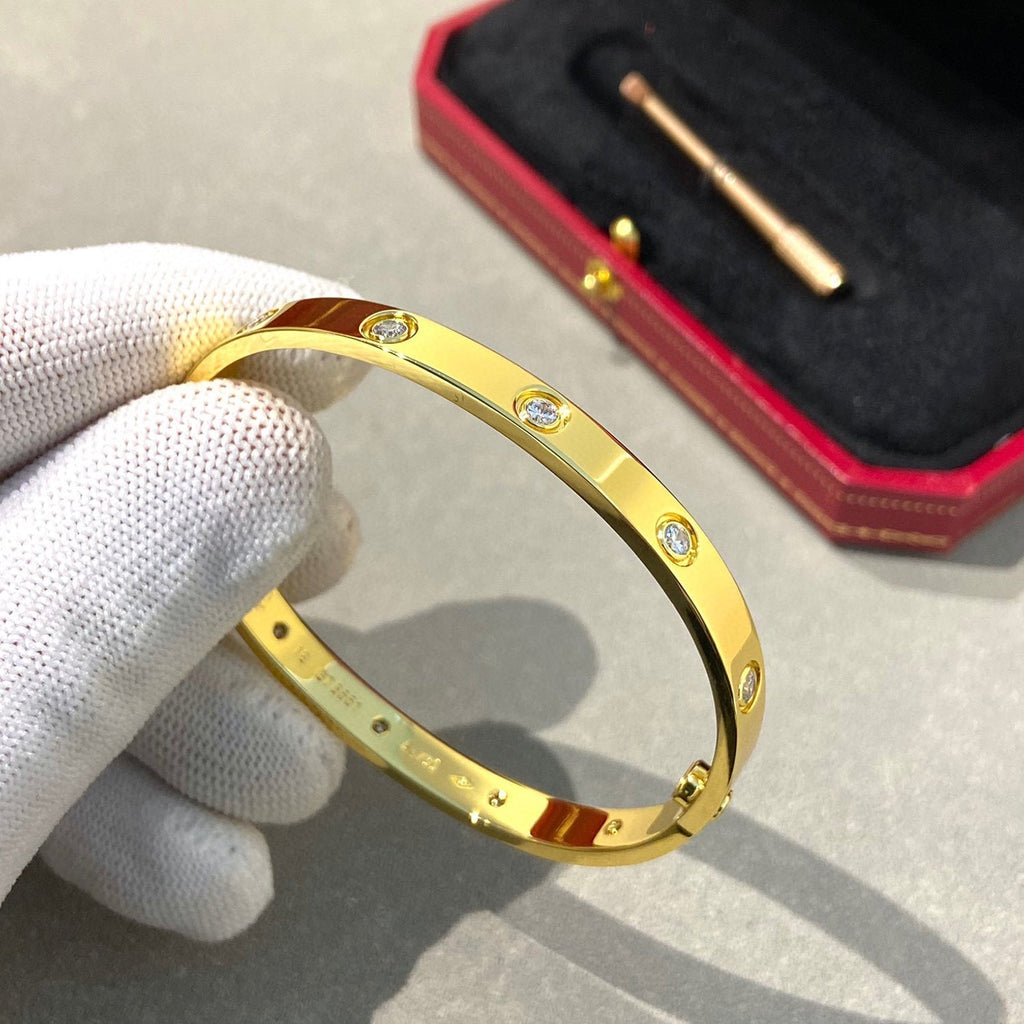 Aura LOVE BRACELET 6.1MM 10 DIAMONDS