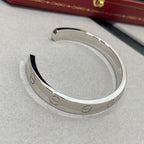 Aura LOVE BRACELET 6.1MM 1 DIAMOND OPEN CUFF