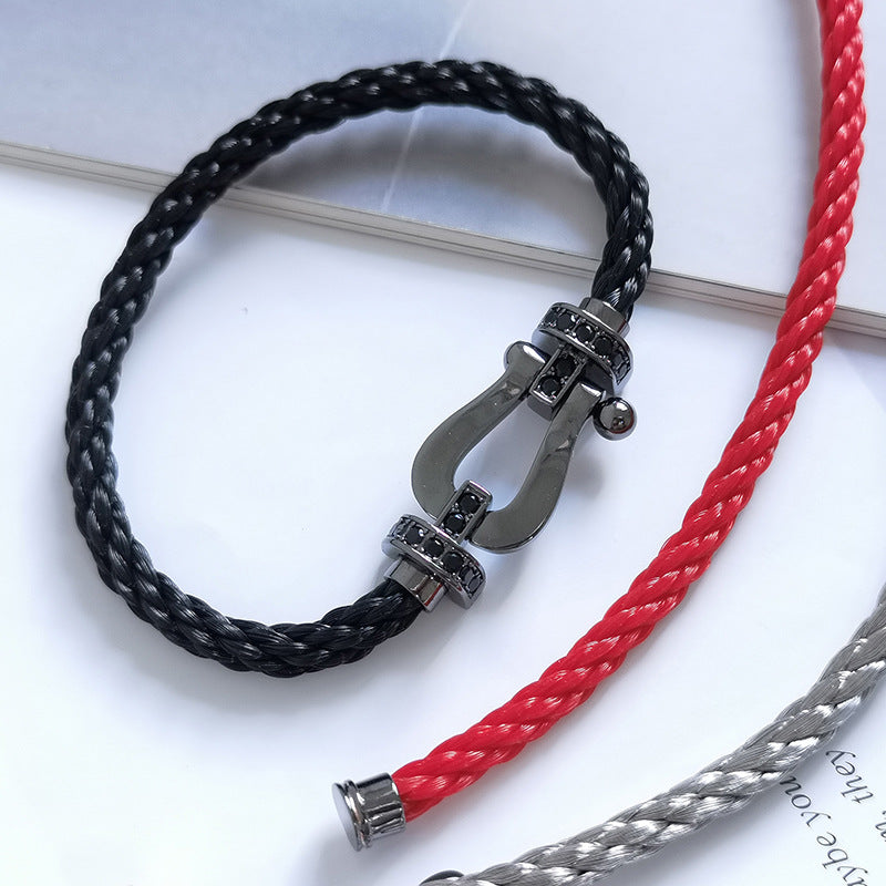 Aura FORCE LARGE SERIES HUFEISEN SCHWARZES SAMURAI ARMBAND