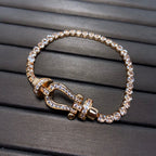 Aura FORCE  HORSESHOE  DIAMOND TENNIS BRACELET