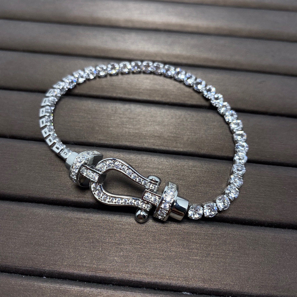 Aura FORCE  HORSESHOE  DIAMOND TENNIS BRACELET