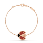 Aura LUCKY SPRING 1 MOTIF PINK GOLD BRACELET