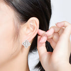 Aura LOOP EARRINGS FULL MOTIF DIAMOND 16MM