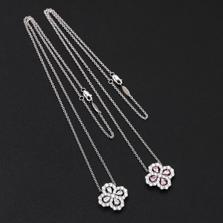 Aura LOOP HALSKETTE VOLL MOTIV DIAMANT 16MM VERSCHIEDENE FARBEN