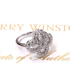 Aura LOOP RING FULL MOTIF DIAMOND 16MM SILVE