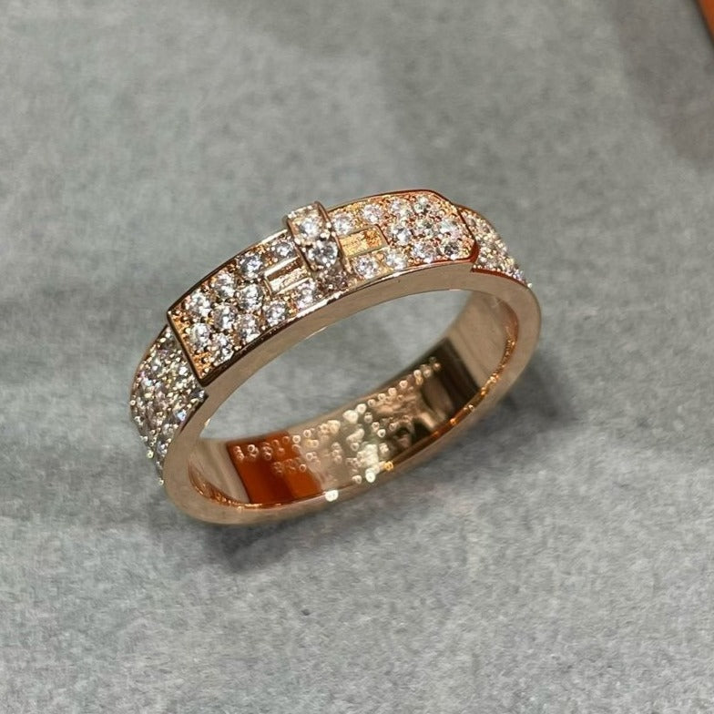 Aura KELLY PINK GOLD DIAMOND RING