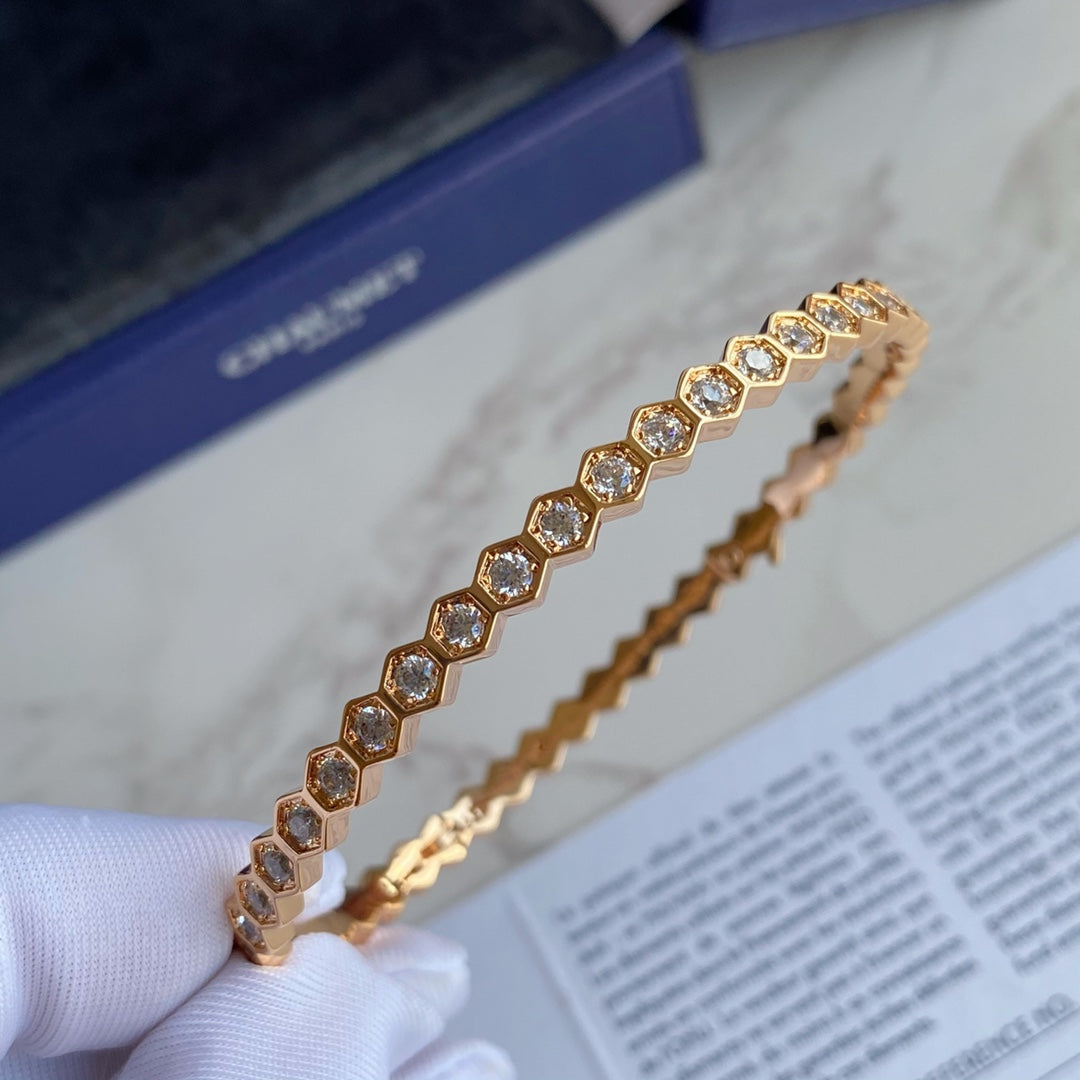 Aura BEE LOVE GOLD BRACELET FULL DIAMOND