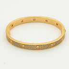 Aura LOVE BRACELET 6.1MM DIAMOND-PAVED 10 BIG DIAMONDS