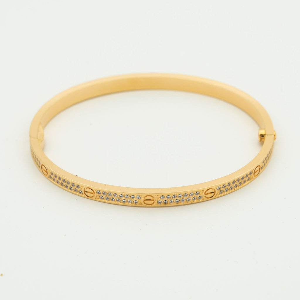 Aura LOVE BRACELET 3.65MM DIAMOND-PAVED