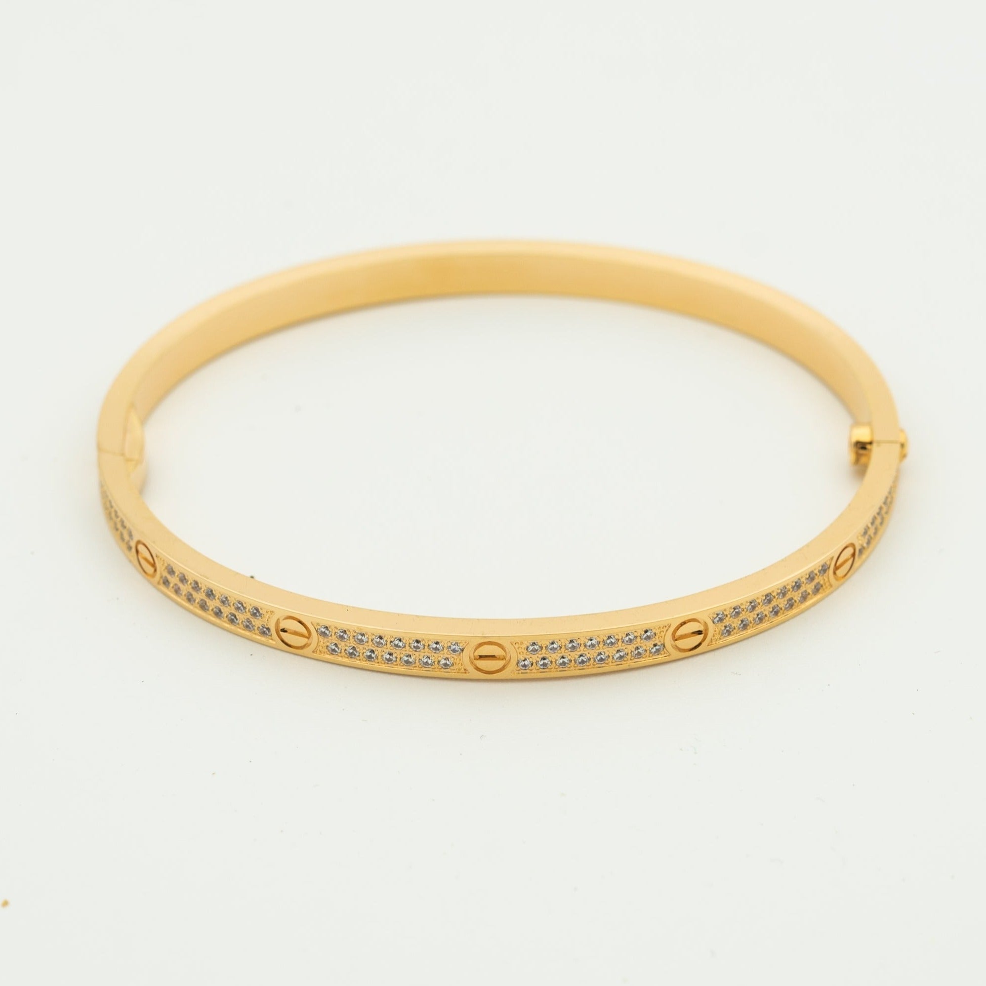 Aura LOVE BRACELET 3.65MM DIAMOND-PAVED