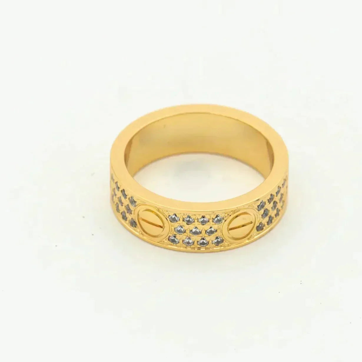 Aura LOVE RING 5.5MM DIAMONDS PAVED