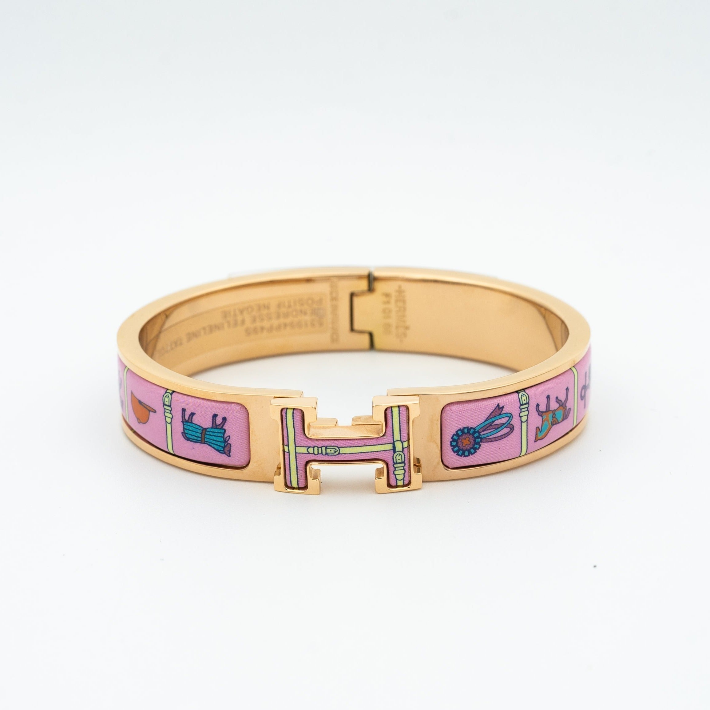 Aura H PINK GOLD BRACELET PINK CERAMIC