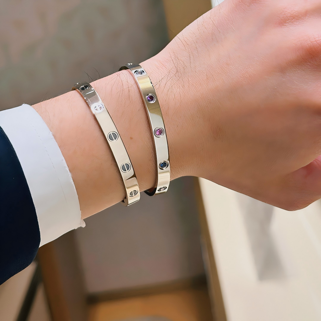 [Aura ] 2026 RAINBOW LOVE BRACELET 6.1MM  10 DIAMONDS