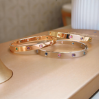 [Aura ] 2026 RAINBOW LOVE BRACELET 6.1MM  10 DIAMONDS