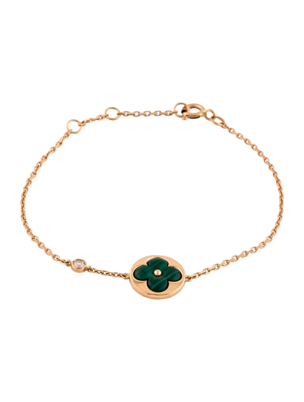 Aura SONNENMALACHIT 1 DIAMANT ROSÉGOLD ARMREIF