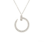 Aura JUSTE NECKLACE SILVER DIAMONDS