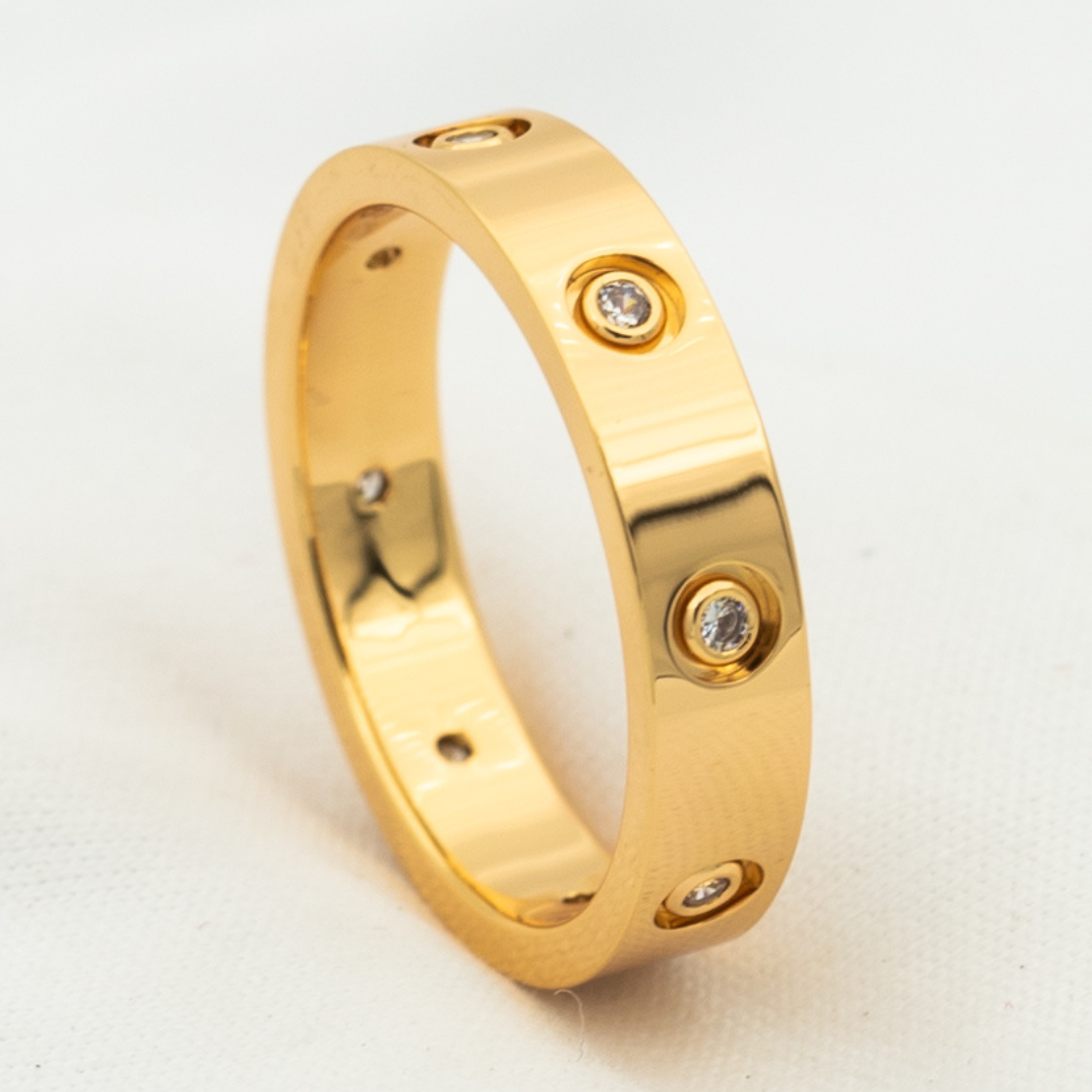 Aura LOVE RING 3.6MM 8 DIAMONDS