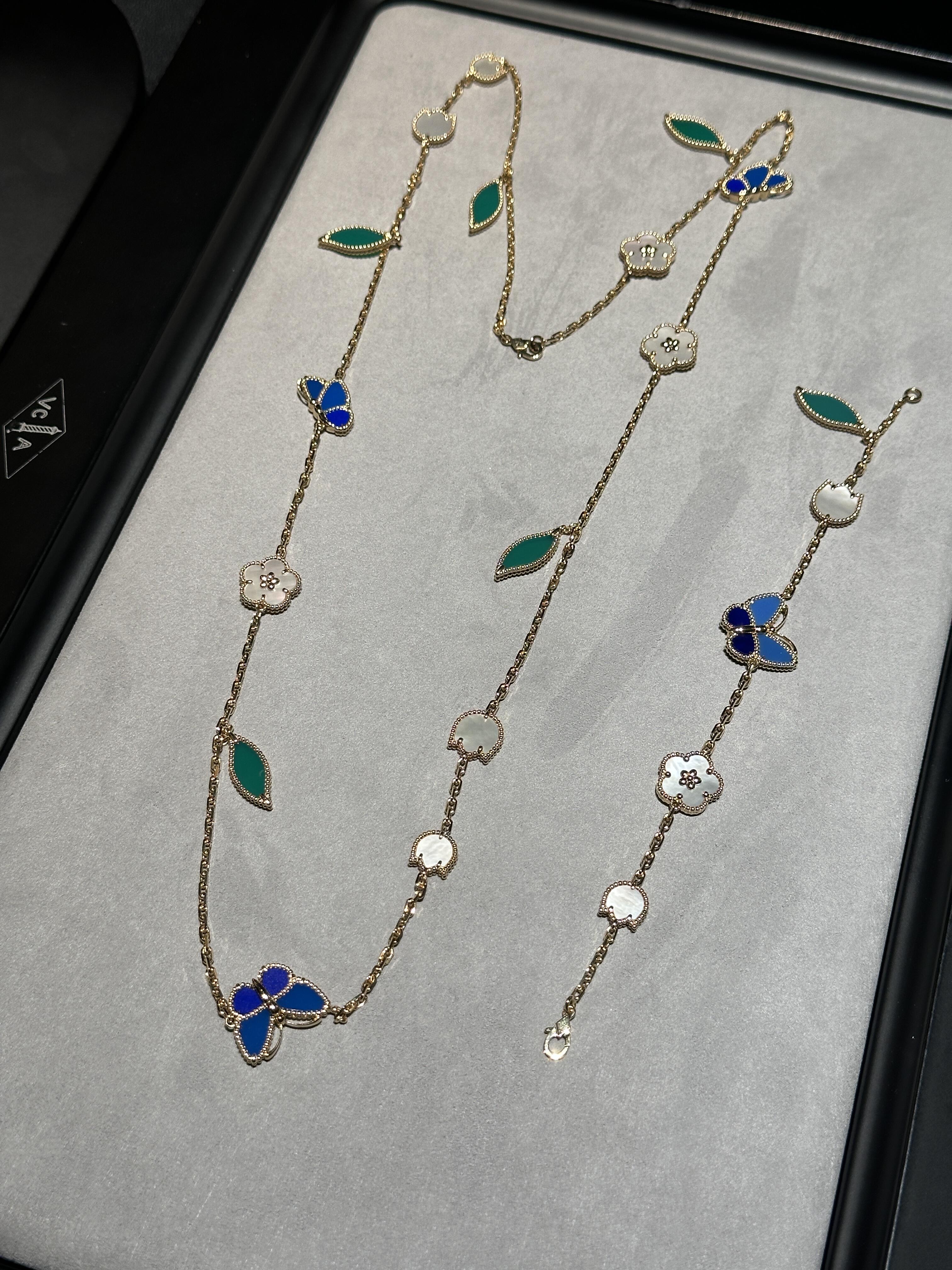 [Aura ] 26 NEW CLOVER 15 MOTIFS LUCKY NECKLACE