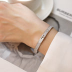 Aura KELLY BRACELET DIAMOND PAVED