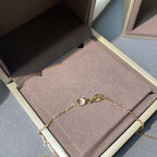 Aura JEUX DE PINK GOLD DIAMOND NECKLACE