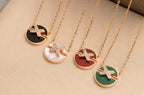 Aura JEUX DE ROSE GOLD DIAMANT HALSKETTE