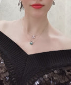 Aura JEUX DE PINK GOLD DIAMOND NECKLACE