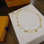 Aura BLOOMING SUPPLE NECKLACE BRASS