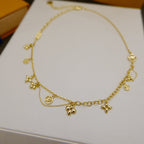 Aura BLOOMING SUPPLE NECKLACE BRASS