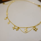 Aura BLOOMING SUPPLE NECKLACE BRASS