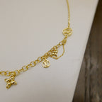 Aura BLOOMING SUPPLE NECKLACE BRASS
