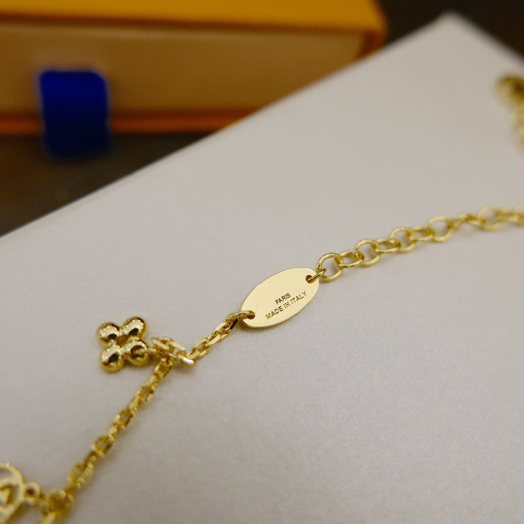 Aura BLOOMING SUPPLE NECKLACE BRASS