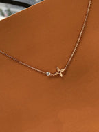Aura BLOSSOM PENDANT PINK GOLD AND DIAMOND