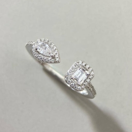 [Aura ] MY TWIN TOI & MOI SILBER DIAMANT RING