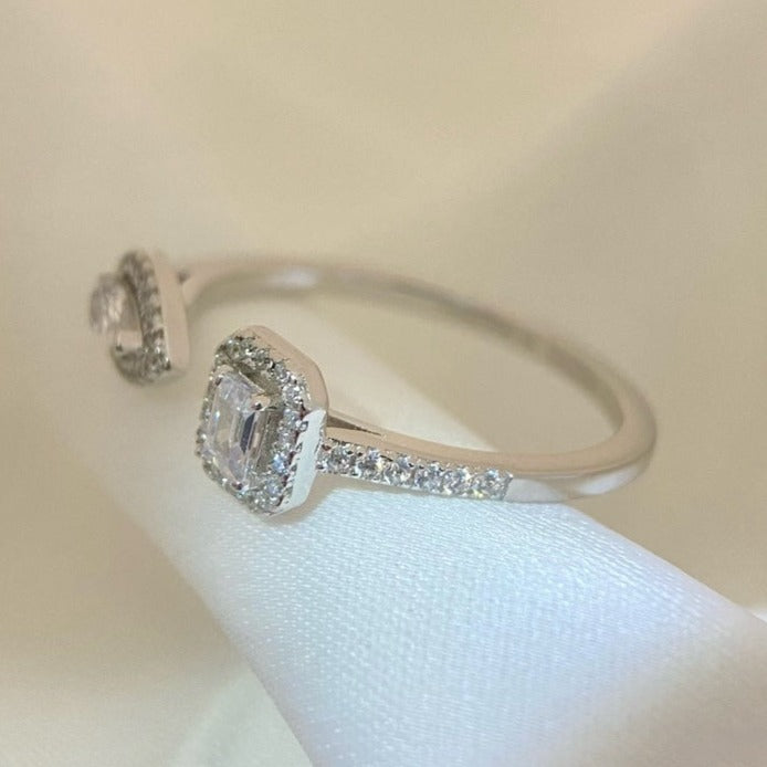 [Aura ] MY TWIN TOI & MOI SILBER DIAMANT RING