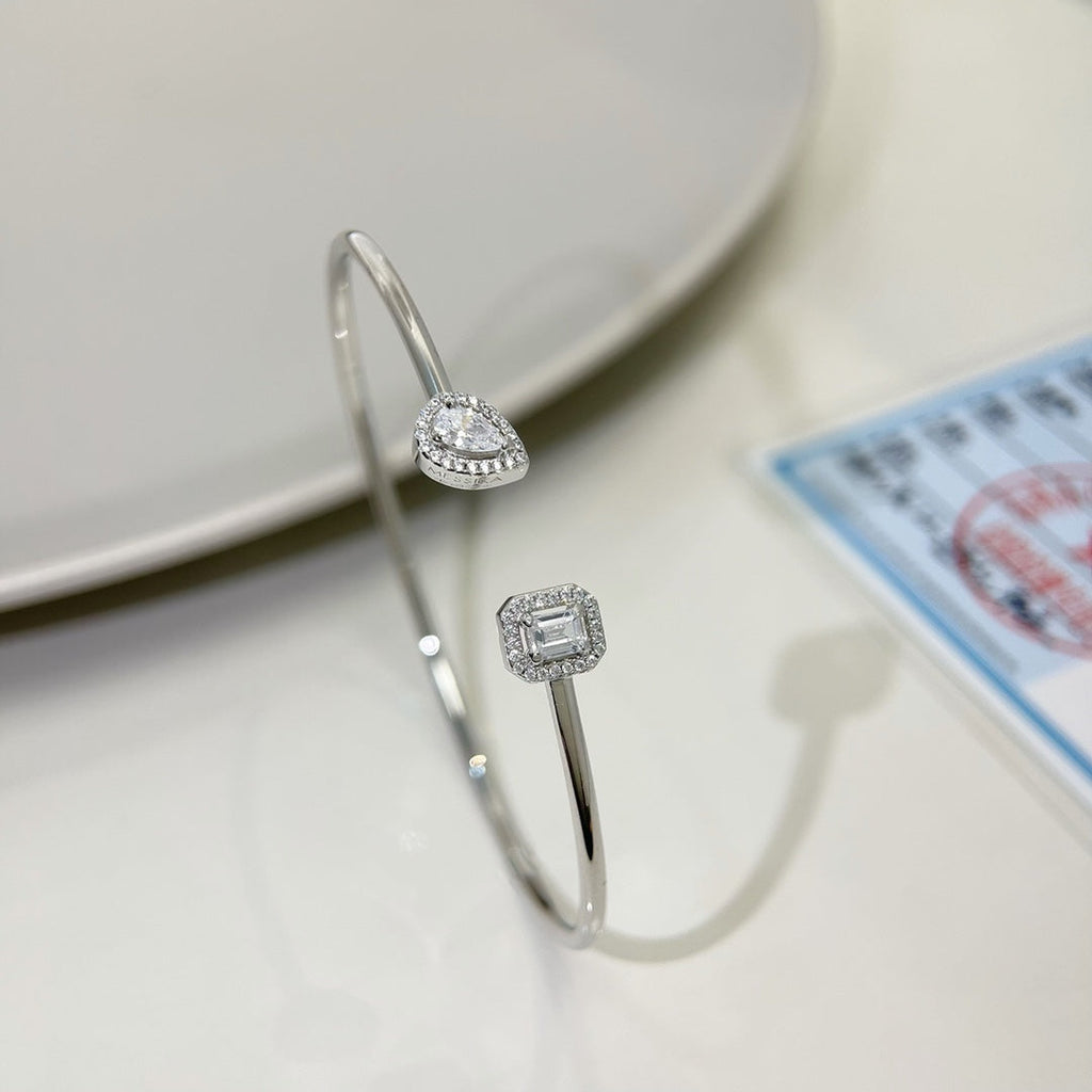 [Aura ] JONC FLEX MY TWIN TOI & MOI SILBER DIAMANT ARMREIF