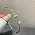 [Aura ] JONC FLEX MY TWIN TOI & MOI SILBER DIAMANT ARMREIF