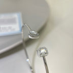 [Aura ] JONC FLEX MY TWIN TOI & MOI SILBER DIAMANT ARMREIF