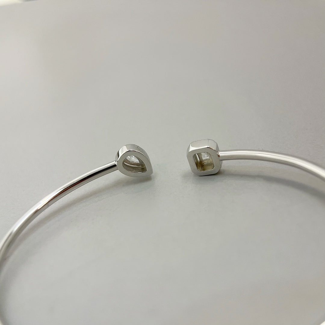 [Aura ] JONC FLEX MY TWIN TOI & MOI SILBER DIAMANT ARMREIF