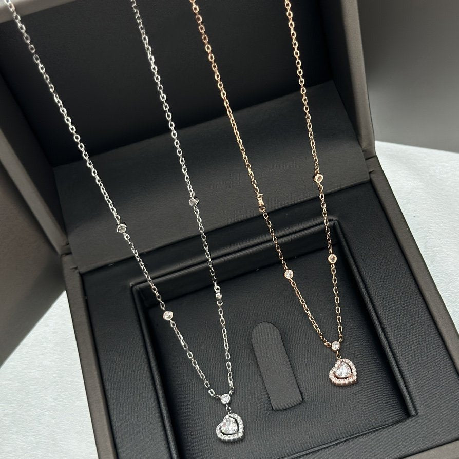 [Aura ] JOY HEART DIAMOND NECKLACE